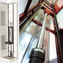 آسانسور هیدرولیک در نور