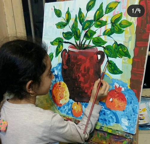 کلاس نقاشی کودکان امل