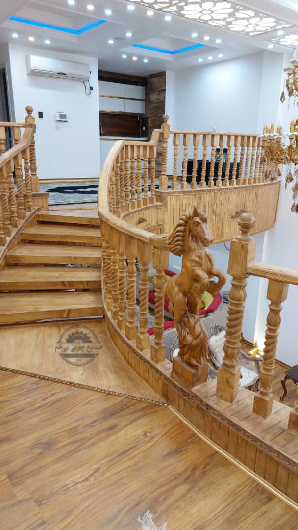  نرده چوبی بندر ترکمن