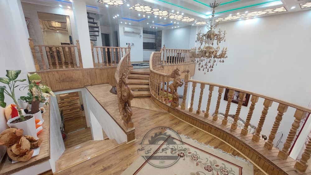  نرده چوبی کرد کوی