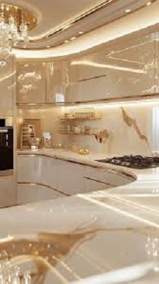 کابینت آشپزخانه مدرن و شیک بهنمیر شرکت معین صنعت حبیبی تماس بگیرید: 09115706548 – 09214213728