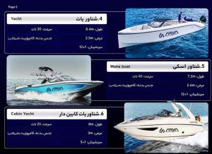 قایق تفریحی لوکس در ایران شماره تماس: 09115706548 – 09214213728 2 قایق تفریحی لوکس در ایران
